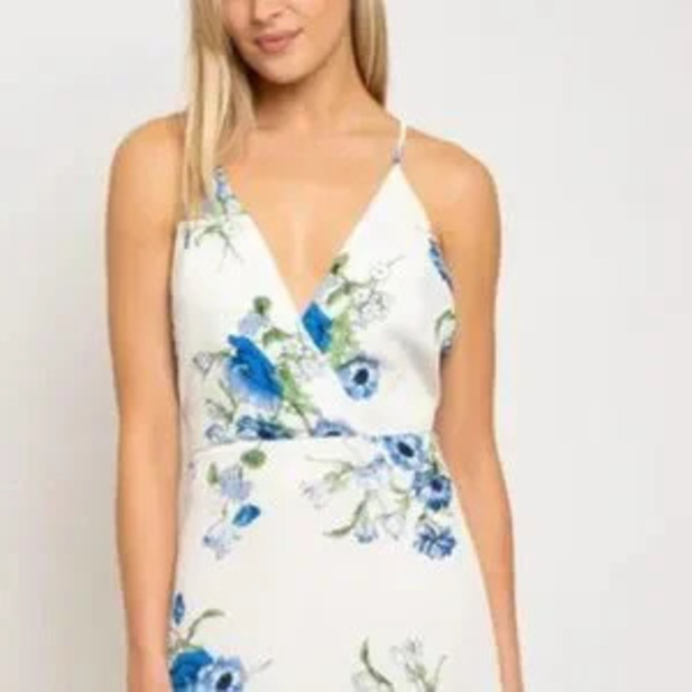 ZARA Floral Maxi Dress
